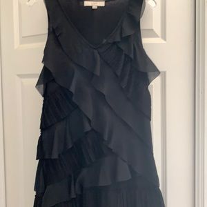 Black Ruffled Dress